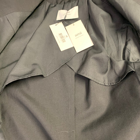 AMI by ALEXANDRE MATTIUSSI Size 36 Black Wool Sport Coat