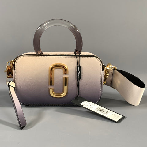 MARC JACOBS SS2020 Purple Tan Ombre Leather Cross Body Bag