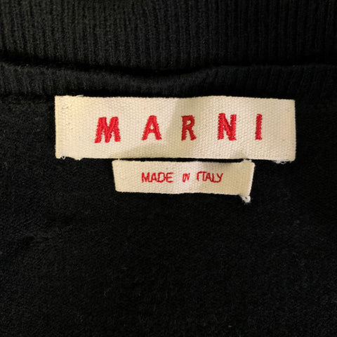 MARNI Size S Black Cashmere Knit Cardigan Womens