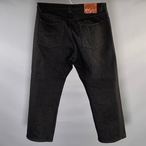THE STEVENSON OVERALL CO. Size 33 Black Cotton Straight leg Jeans