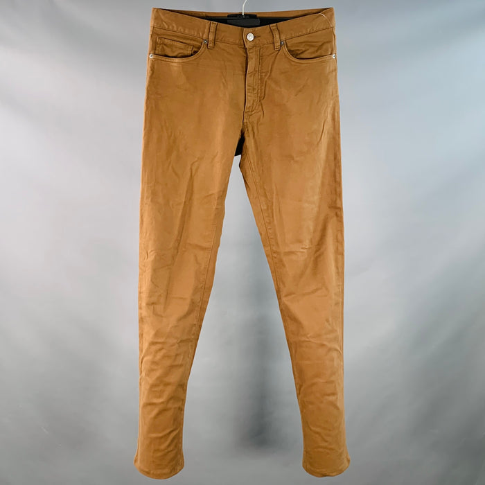 ERMENEGILDO ZEGNA Size 30 Brown Cotton Blend Jean Cut Casual Pants