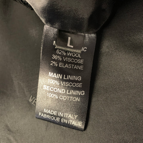 VETEMENTS S/S2019 Chest Size L Black Wool Blend Oversized Sport Coat