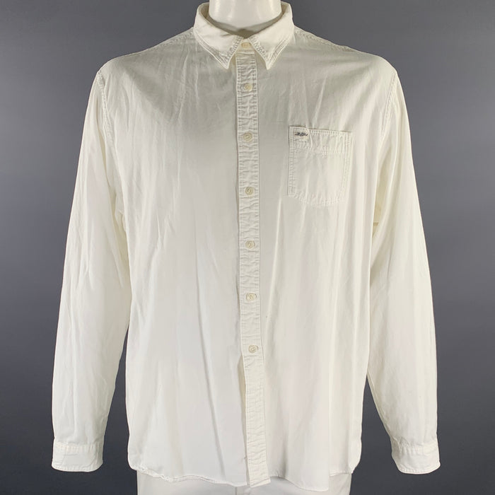 POLO by RALPH LAUREN Size XXL White Cotton Long Sleeve Shirt