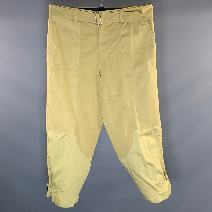 JW ANDERSON Size 40 Khaki Cotton Belted Casual Pants