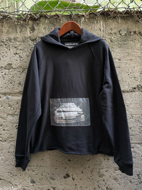 ENFANTS RICHES DEPRIMES L Patch Cotton Hooded Sweatshirt
