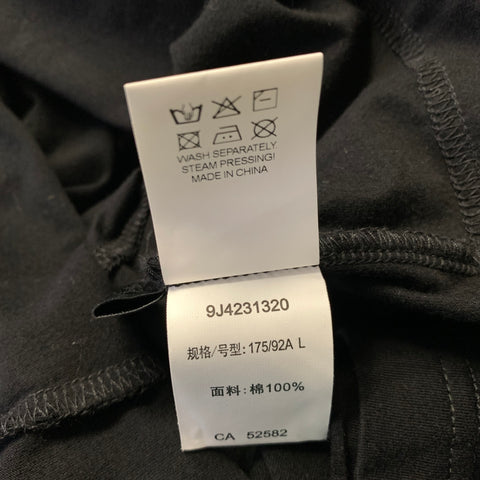 JNBY Size L Black Cotton Hooded Pullover
