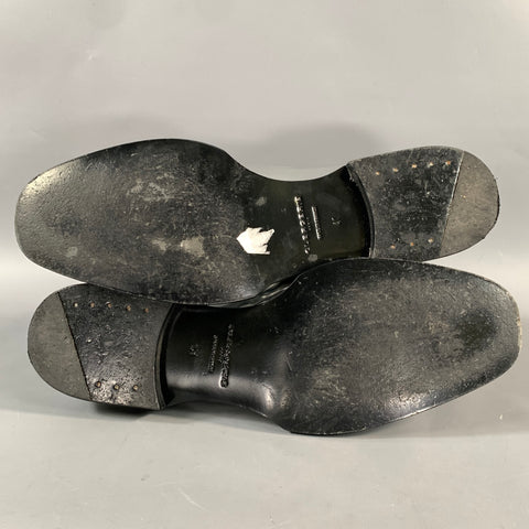 ROBERT CLERGERIE Size 8 Silver Metallic Leather Eyelash Lace Up Shoes