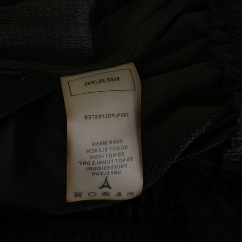MANIERE DE VOIR Size XL XXL Black Pleated Polyester Casual Pants