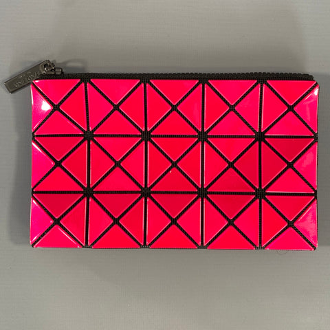 BOA BOA ISSEY MIYAKE Black Neon Pink Triangle Pouch