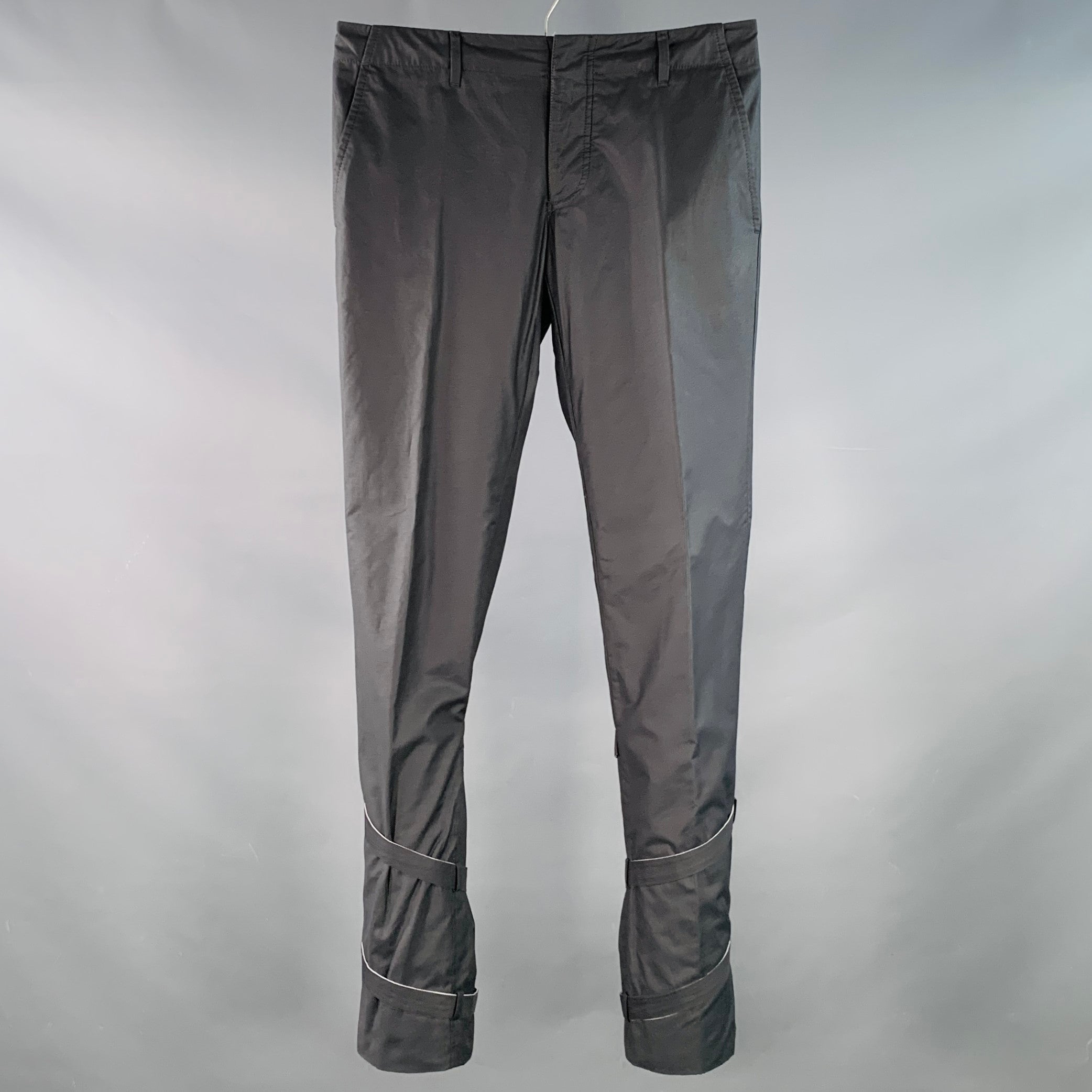 GUCCI Vintage Size 30 Grey Cotton Blend Super Skinny Bondage
