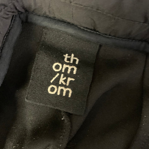 THOM KROM Size XL Black Elastic Waistband Casual Pants