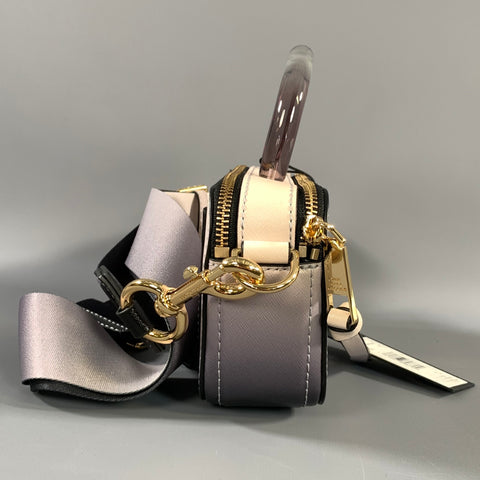MARC JACOBS SS2020 Purple Tan Ombre Leather Cross Body Bag