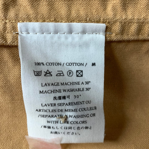 LE MONT ST.MICHEL Size 42 Khaki Tan Cotton Button Up Jacket