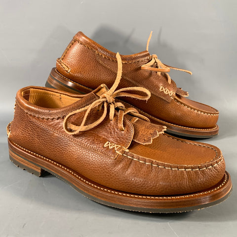 YUKETEN Size 11 Brown Leather Blucher Loafers