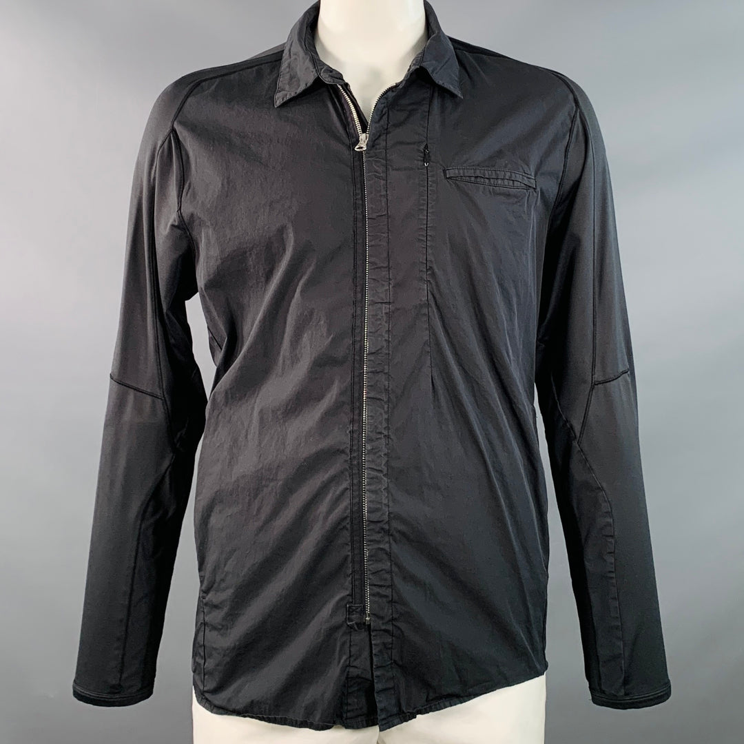 STONE ISLAND SHADOW PROJECT Size XL Black Cotton Blend Zip Up Jacket