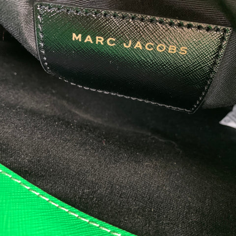 MARC JACOBS SS2018 Black Pink Color Block Saffiano Leather Handbag