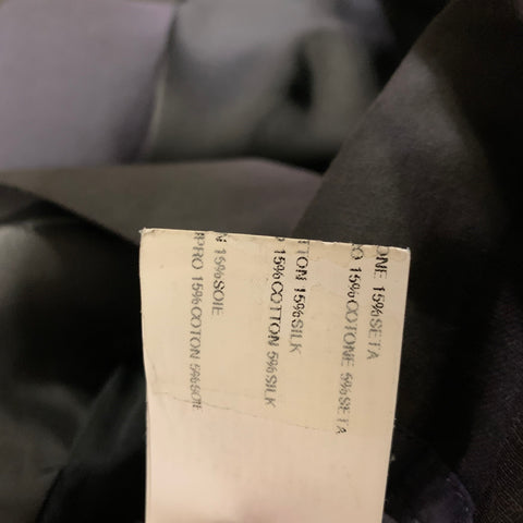 RICK OWENS SS2011 Chest Size Grey Dark Grey Linen Cotton Silk Sport Coat