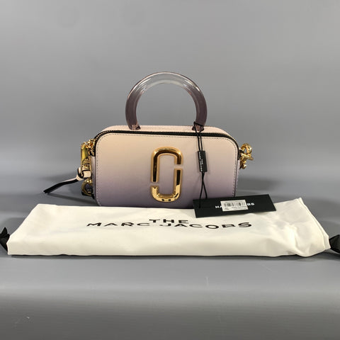 MARC JACOBS SS2020 Purple Tan Ombre Leather Cross Body Bag