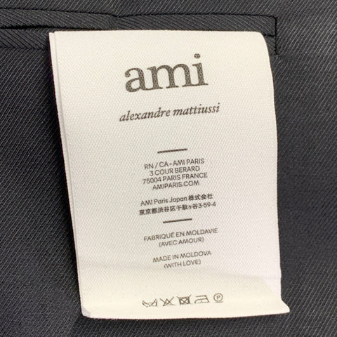 AMI by ALEXANDRE MATTIUSSI Size 36 Black Wool Sport Coat