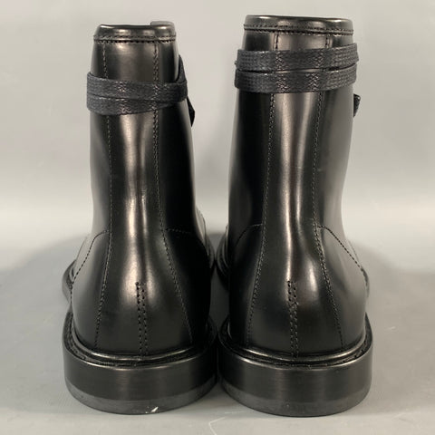 IRO Size 11 Black Leather Lace Up Boots