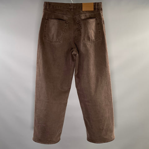 OUR LEGACY Size 31 Brown Cotton Straight leg Jeans