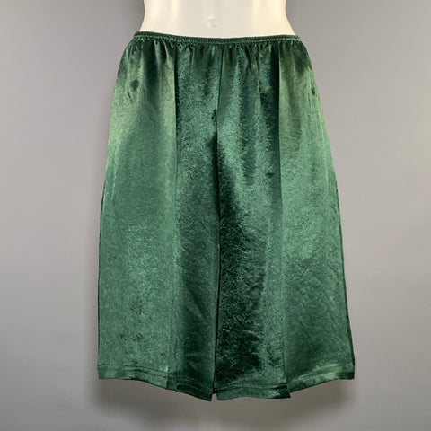 MM6 MAISON MARGIELA Size S Green Acetate Pleated Shorts