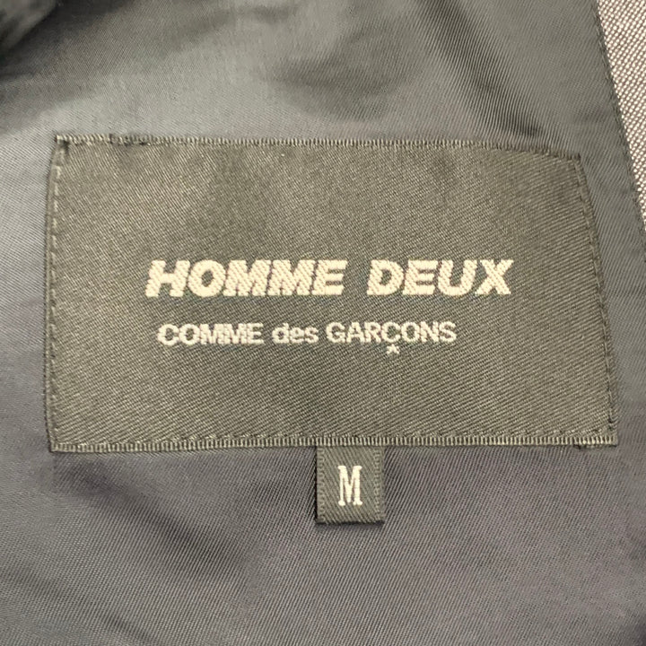COMME des GARCONS Size M Grey Mohair Wool Notch Lapel Sport Coat