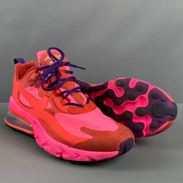 NIKE Size 10.5 Pink Fuchsia  -REACT- Sneakers