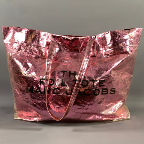 MARC JACOBS SS2019 Pink Black Metallic Tote Bag