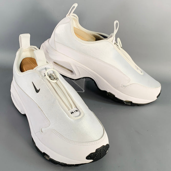 COMME des GARCONS HOMME PLUS Size 9.5 Sunder White Neoprene Runner Sneakers