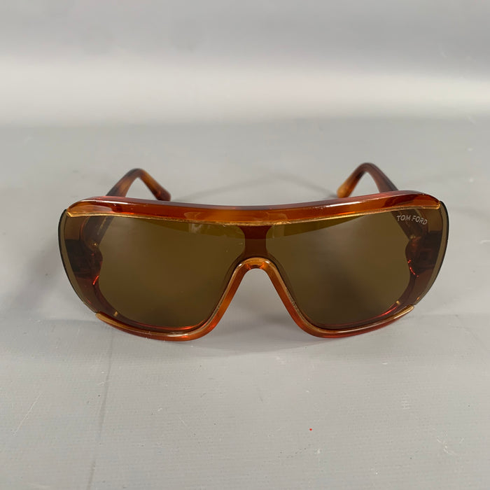 TOM FORD Brown Tortoise Sunglasses