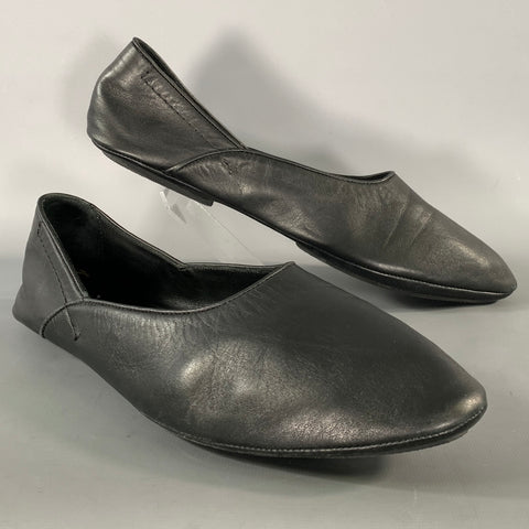 HAIDER ACKERMANN Size 8 Black Leather Slip On Loafers