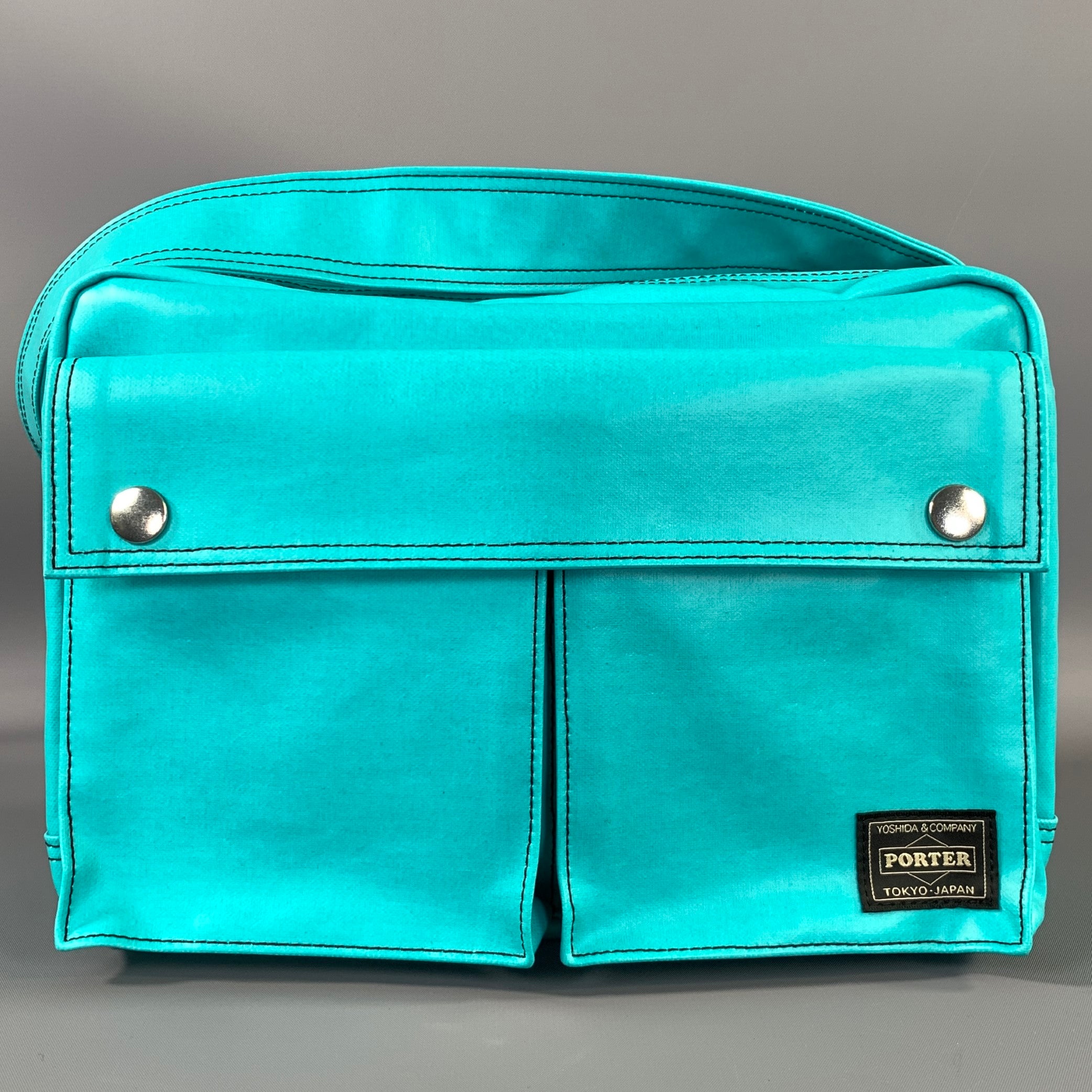 PORTERSPACEボディーバック PORTER Teal Cross Body Bag – Sui Generis Designer Consignment