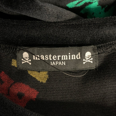 MASTERMIND JAPAN Size M Black Multi Color Graphic Cotton Polyester T Shirt