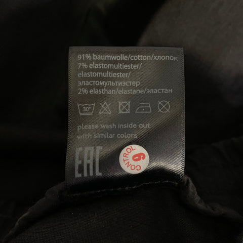 THOM KROM Size L Black Cotton & Elastane Drop Crotch Casual Pants
