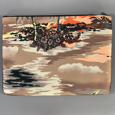 COACH SS2018 Tan Black 28731 Landscape Canvas Bag