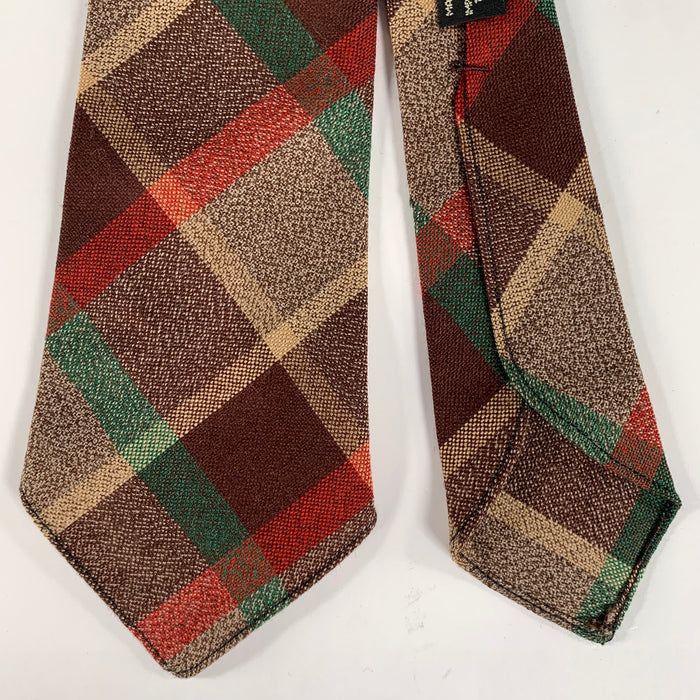 RRL by RALPH LAUREN Red Mult -Color Tartan Wool Tie
