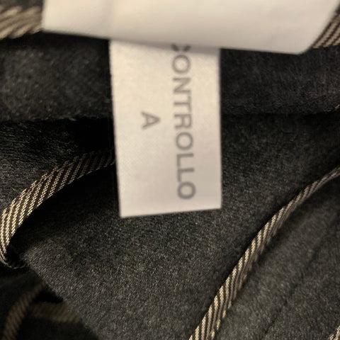 BRUNELLO CUCINELLI Size 6 Grey Wool & Cashmere Straight leg Dress Pants