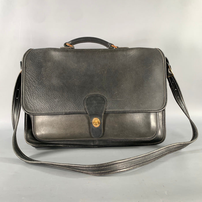 COACH Black A5C 5180 Leather Briefcase Bags & Leather Goods