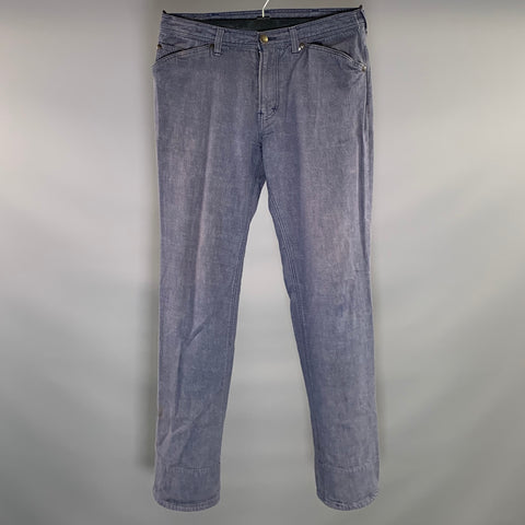 NUMBER (N)INE Size 31 Blue Cotton Straight leg Jeans