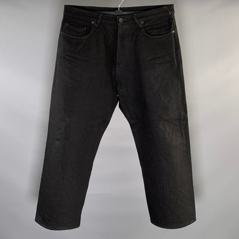THE STEVENSON OVERALL CO. Size 33 Black Cotton Straight leg Jeans