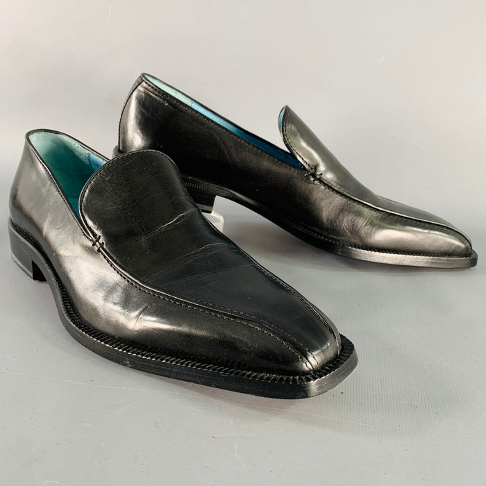 DOLCE & GABBANA Size 8 Black Leather Slip On Loafers