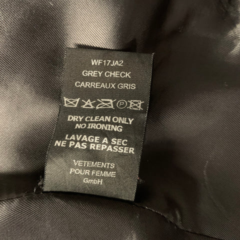 VETEMENTS F/W2017 Size S Grey Blue Polyester & Wool Jacket Blazer