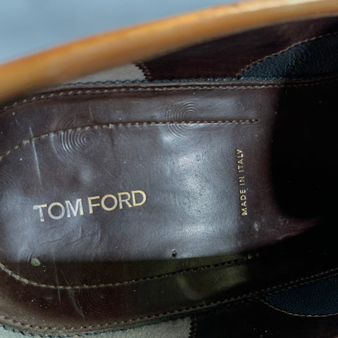 TOM FORD 2019 Size 8 Brown Leather Penny Loafers
