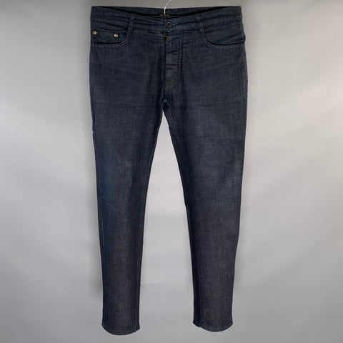 MAISON MARGIELA Size 30 Navy Cotton Narrow leg Casual Pants