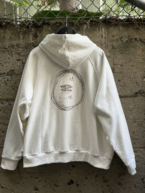 ENFANTS RICHES DEPRIMES ERD Size XL Graphic Cotton Hooded Sweatshirt