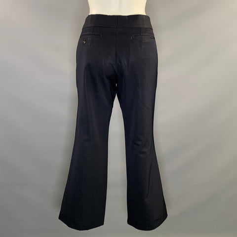 COMME des GARCONS Size M Navy Wool Wide Leg Dress Pants