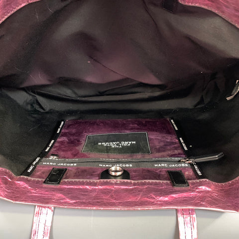 MARC JACOBS SS2019 Pink Black Metallic Tote Bag