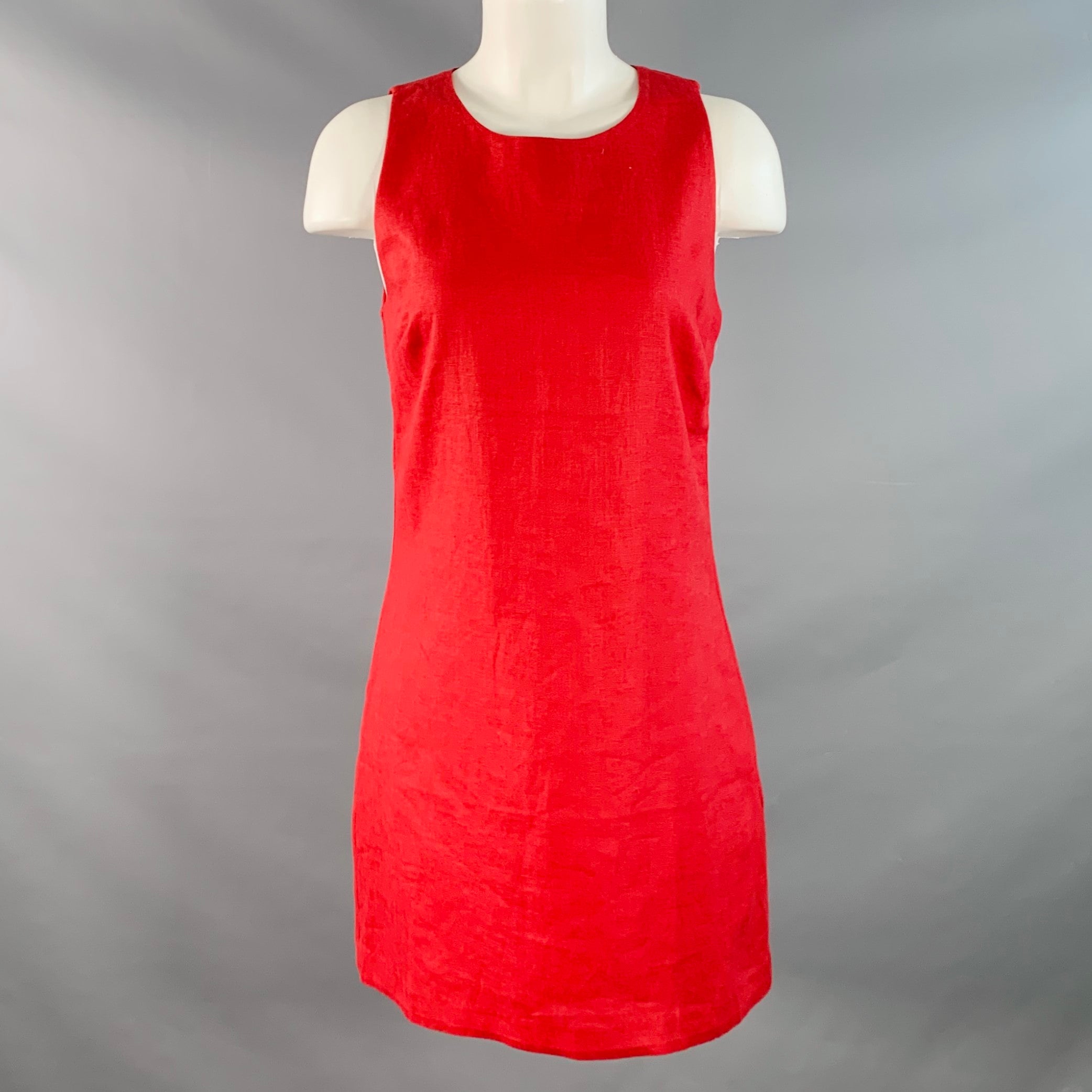 posse red linen dress Romeo polka-dot linen maxi dress in red - Posse