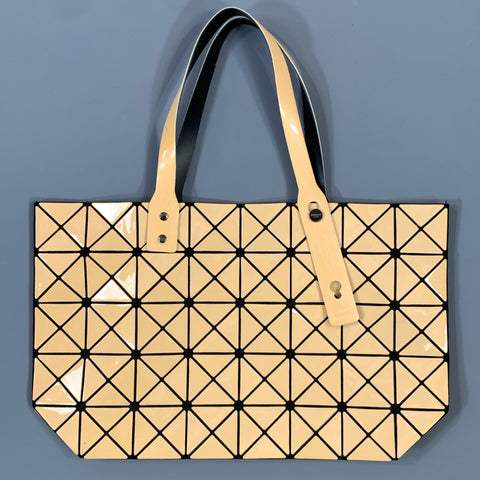 BOA BOA ISSEY MIYAKE Black Peach Triangle Tote Bag